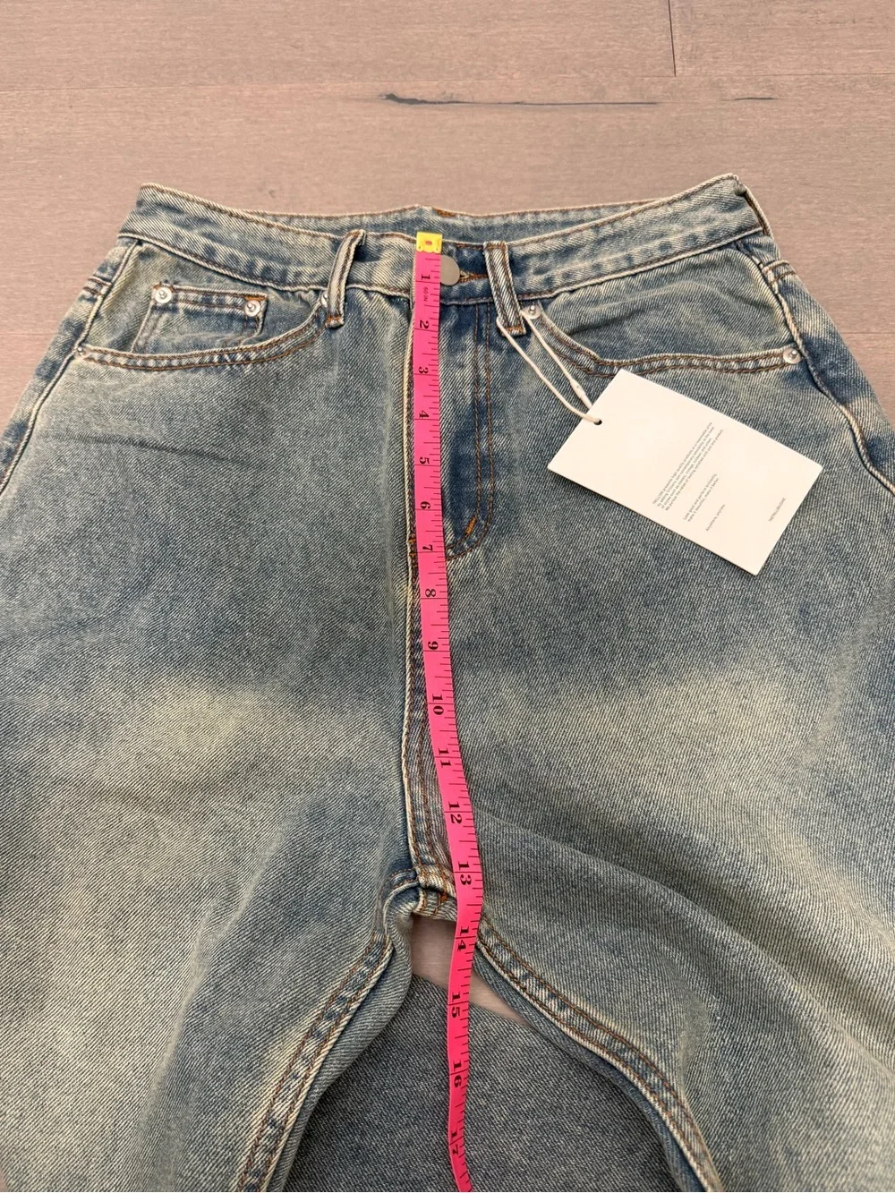 Men's Washed Baggy Jeans